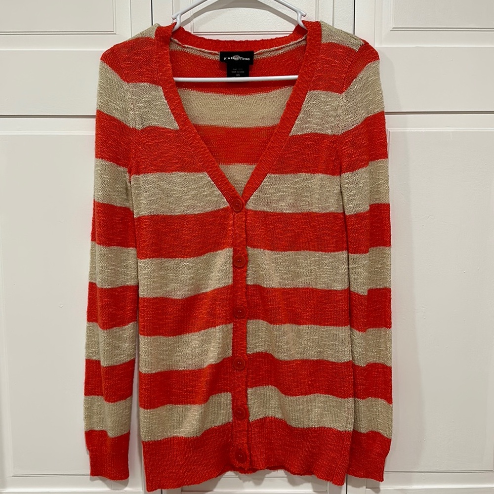 Women’s striped cardigan size XS